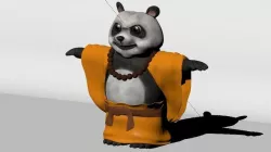 panda bear 3D model