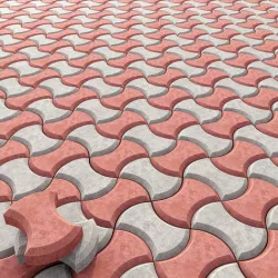 Paving color 3D model