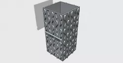 Pencil Holder I LOVE YOU easy printable 3D model