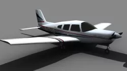 Piper Arrow Low-poly 3D model