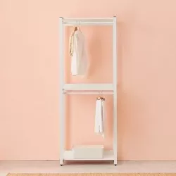 Plain Iron Dressing Room System Wardrobe Hanger 800 3D model