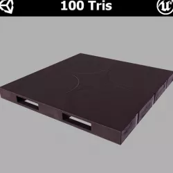 Plastic pallet PBR Game-Ready Low-poly 3D model