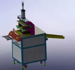 Plastic pressing machine 3D model