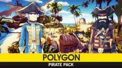 POLYGON - Pirate Pack Low-poly 3D model