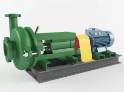 Pump centrifugal industrial 3D model