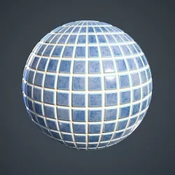 Realistic Tile Pool - PBR materials Texture Texture