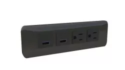 Recessed power socket grommet 3D model