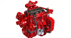 Red Cummins Engine 3D model