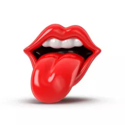 rock lips 3D model