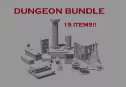 RPG Dungeon Bundle 3D model