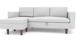 Ruma Marcel Stone Grey Right Sectional Sofa Bed - Ruma 3D model