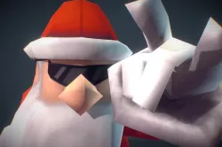 Santa Claus Christmas - Low Poly Hand Painted Low-poly 3D model