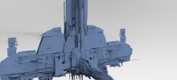 Sci-Fi Assassin tower Base 3 3D model