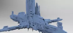 Sci-Fi Assassin Tower Base 9 3D model
