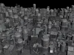 scifi city 1 3D model