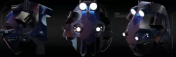 SciFi Helmet Model 3D model