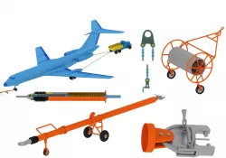 Service Lift TU-134 3D model