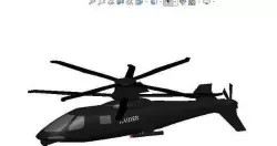 Sikorsky S97 Raider helicopter 3D model