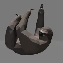 sloth Low-poly 3D model