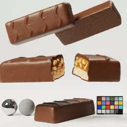 Snickers - Chocolate Bar 3D model