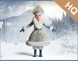 Snow Maiden  3D model