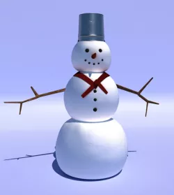 Snowman 3D model