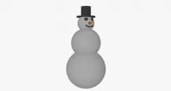 Snowman 3D model