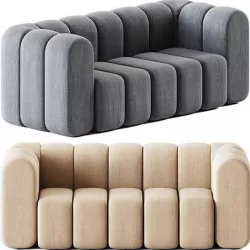 Sofa 3 seater Bob by Bla Station 3D model