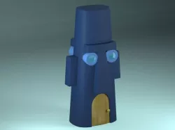 Squidward House 3D model