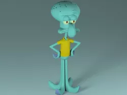 Squidward - Lula Molusco 3D model