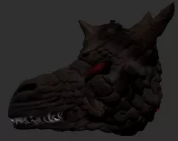 Stone Dragon 3D model