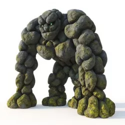 Stone Golem 3D model