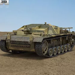 StuG III 3D model