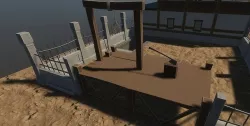 Stylized Fantasy Prison Level Kit Interior and Exterior Low-poly 3D model