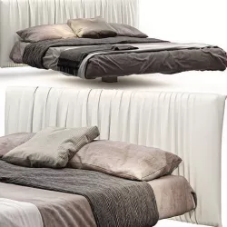 Suspended double bed FLUTTUA REPLIS By Lago 3D model