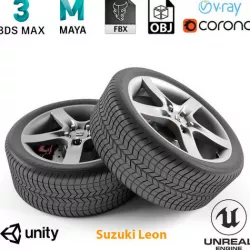 Suzuki Leon Wheel 3D model