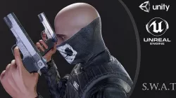 SWAT Seals Low-poly 3D model