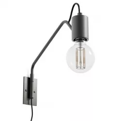 Swing Arm Black Wall Lamp 3D model