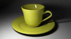 Tea Cup Low-poly 3D model