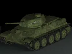 the legendary T-34 tank solidworks 3D model