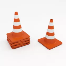 Traffic cone 3D model