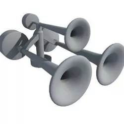 Train Horn 3D model