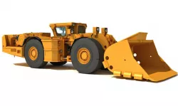 Underground Hard Rock Dump Loader 3D model