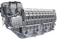 V20 Propulsion Diesel Engine 3D model