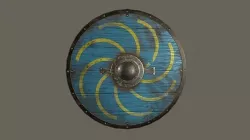 Viking Shield Low-poly 3D model