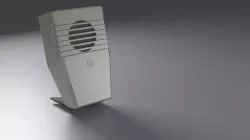 vintage tape recorder microphone from GDR Low-poly 3D model