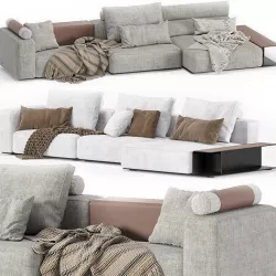 Westside Modular Sofa Poliform 3D model
