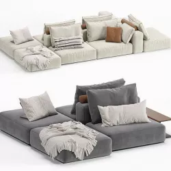 Westside Modular Sofa Poliform 3D model