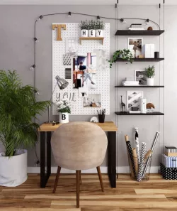 Working place 3D model
