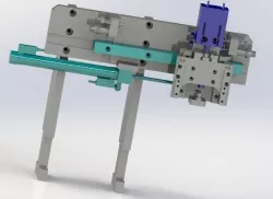 XZ two axial pneumatic manipulator 3D model